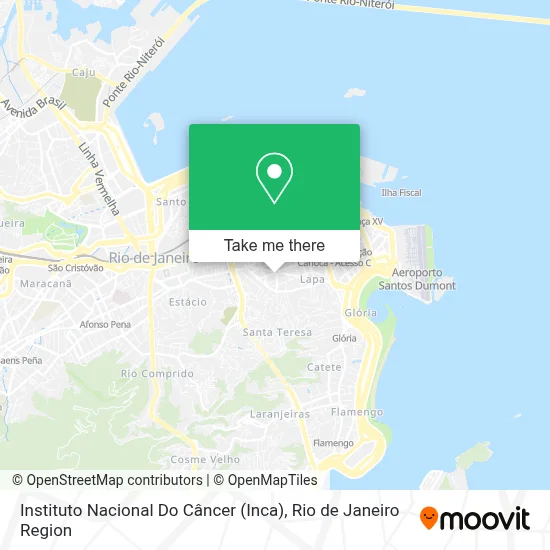 Instituto Nacional Do Câncer (Inca) map