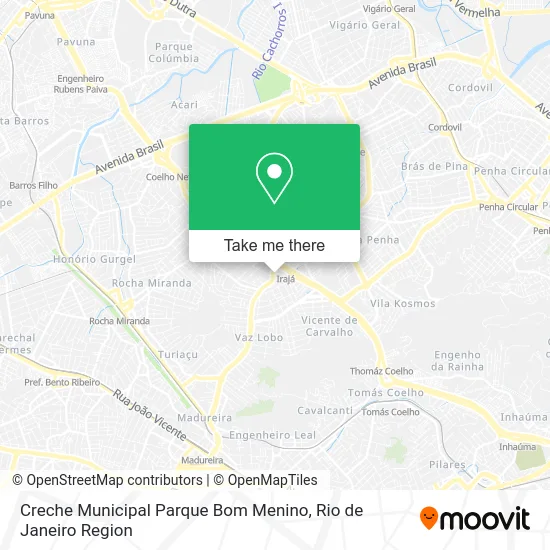 Creche Municipal Parque Bom Menino map