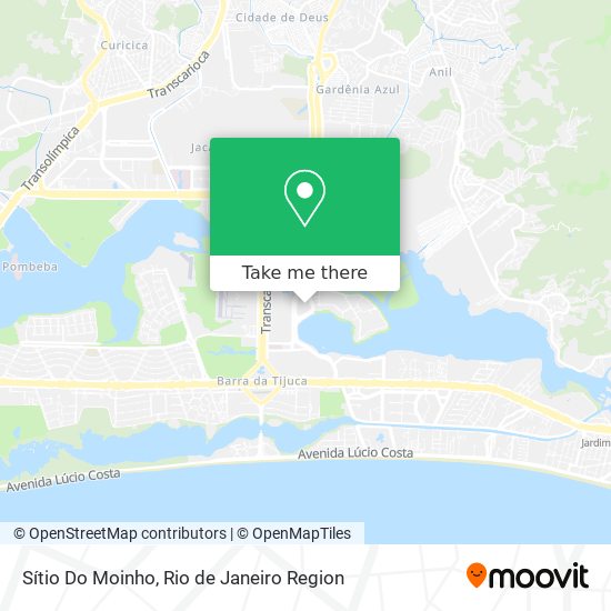 Sítio Do Moinho map