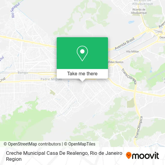 Creche Municipal Casa De Realengo map