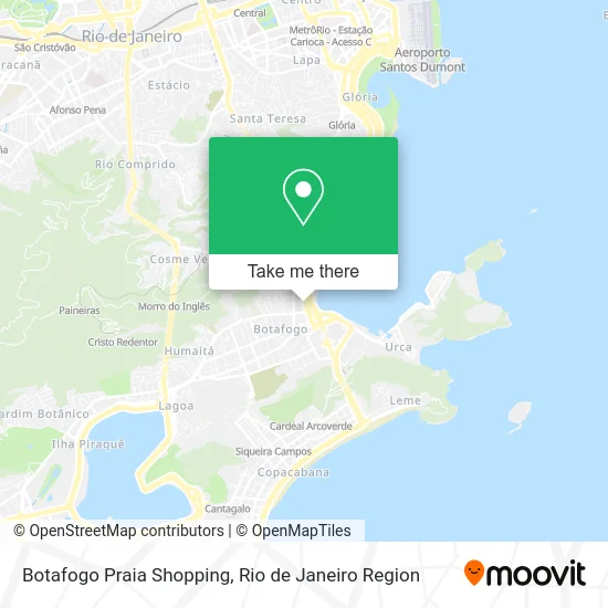 Botafogo Praia Shopping map