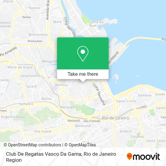 Club De Regatas Vasco Da Gama map