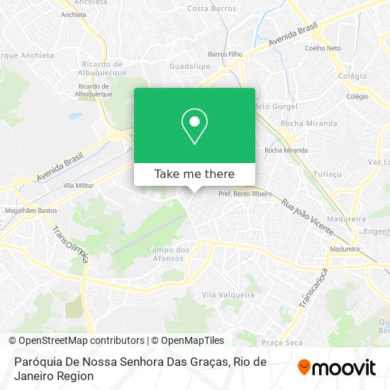 Mapa Paróquia De Nossa Senhora Das Graças