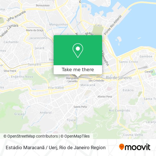 Estádio Maracanã / Uerj map