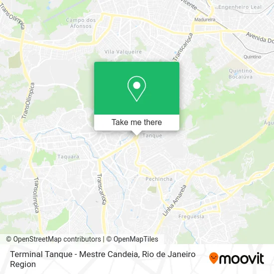 Terminal Tanque - Mestre Candeia map