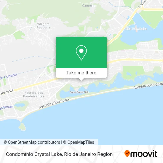 Condomínio Crystal Lake map