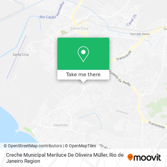 Creche Municipal Meriluce De Oliveira Müller map