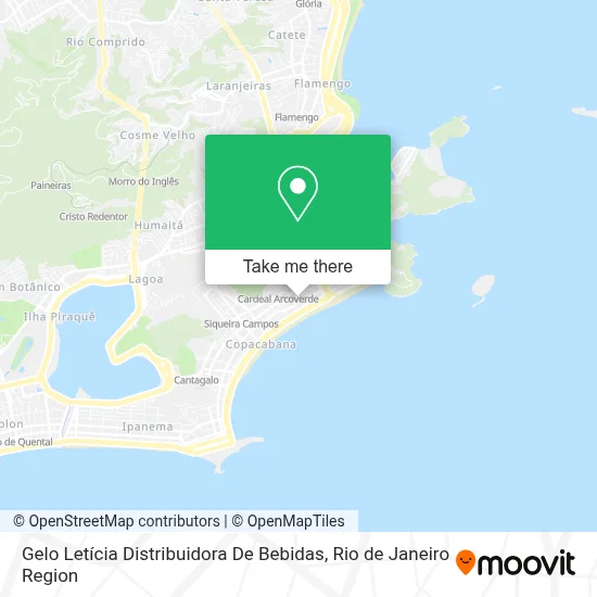 Gelo Letícia Distribuidora De Bebidas map