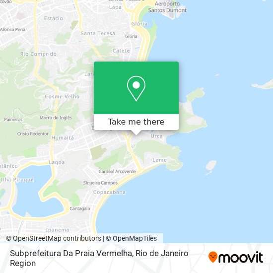 Subprefeitura Da Praia Vermelha map