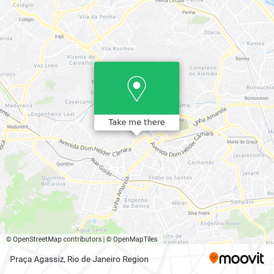 Praça Agassiz map