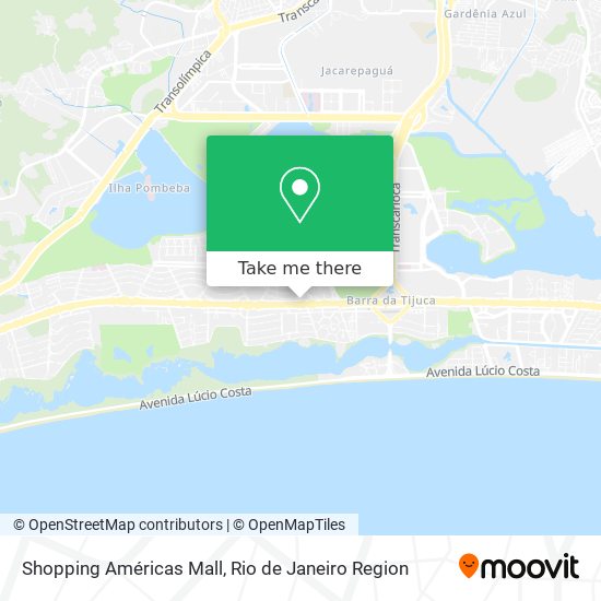 Shopping Américas Mall map