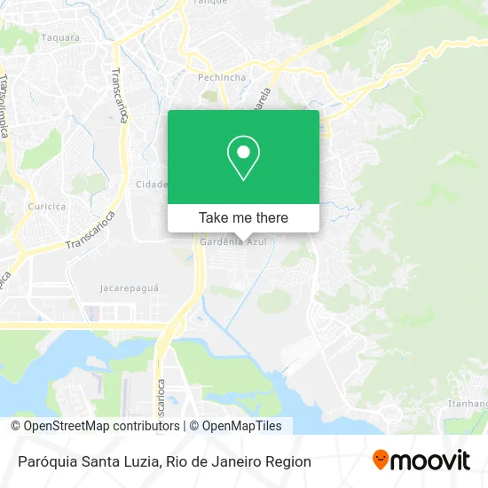 Paróquia Santa Luzia map