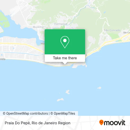 Praia Do Pepê map