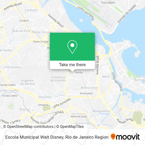 Escola Municipal Walt Disney map