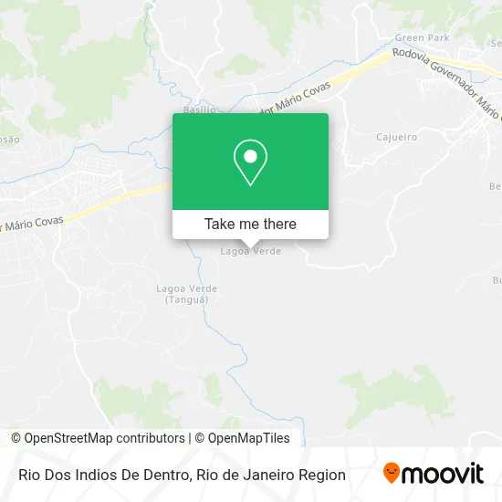 Rio Dos Indios De Dentro map