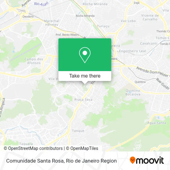 Comunidade Santa Rosa map