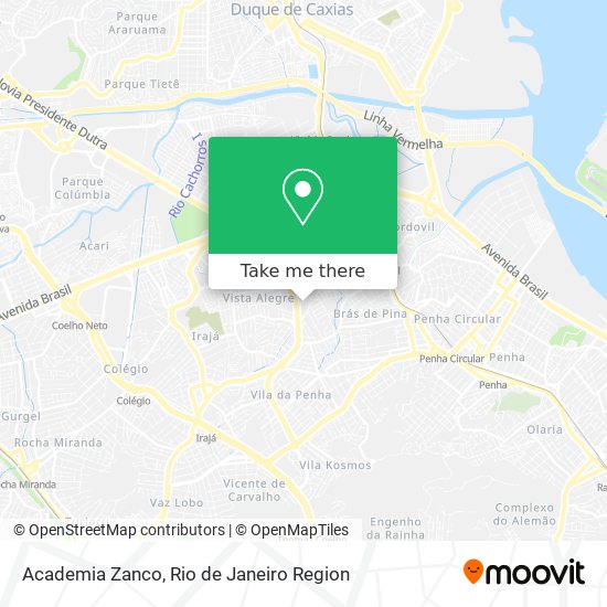 Academia Zanco map