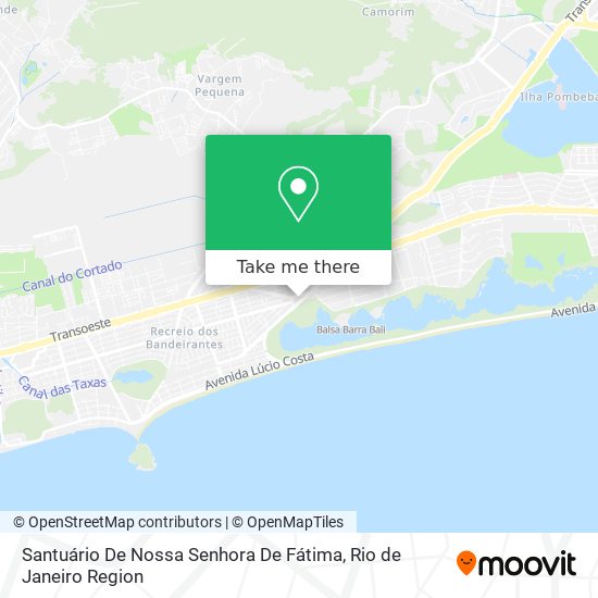 Mapa Santuário De Nossa Senhora De Fátima