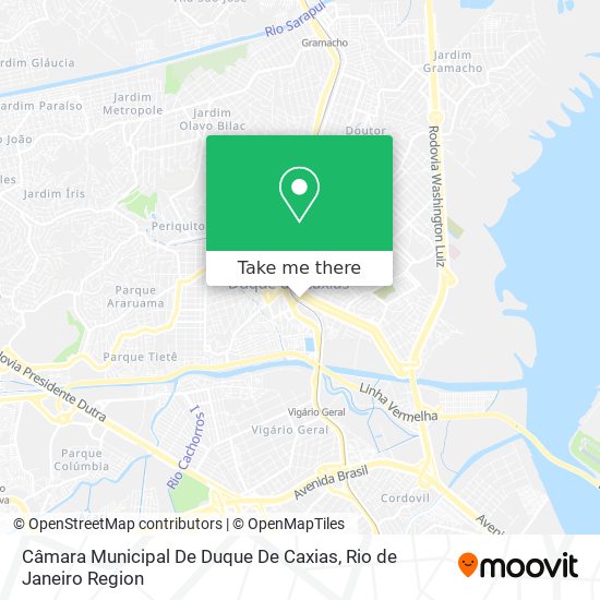 Câmara Municipal De Duque De Caxias map