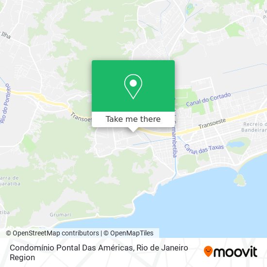 Condomínio Pontal Das Américas map