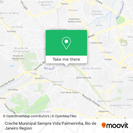 Creche Municipal Sempre Vida Palmeirinha map