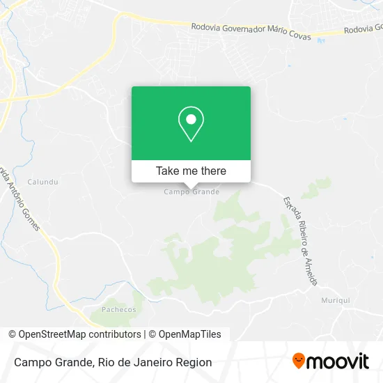 Campo Grande map