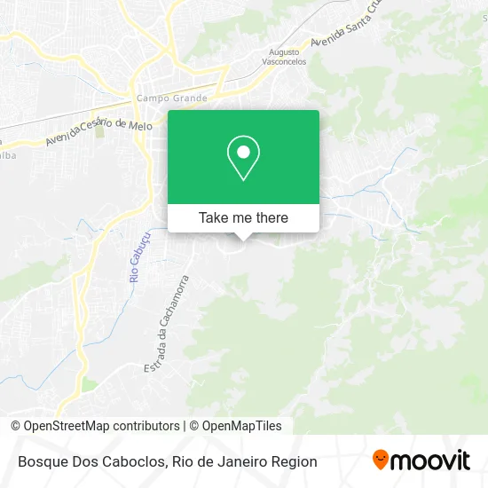 Bosque Dos Caboclos map