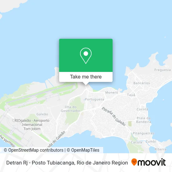 Detran Rj - Posto Tubiacanga map