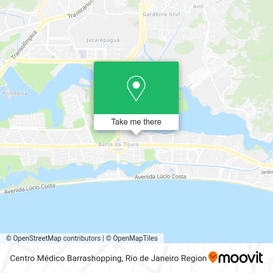Centro Médico Barrashopping map