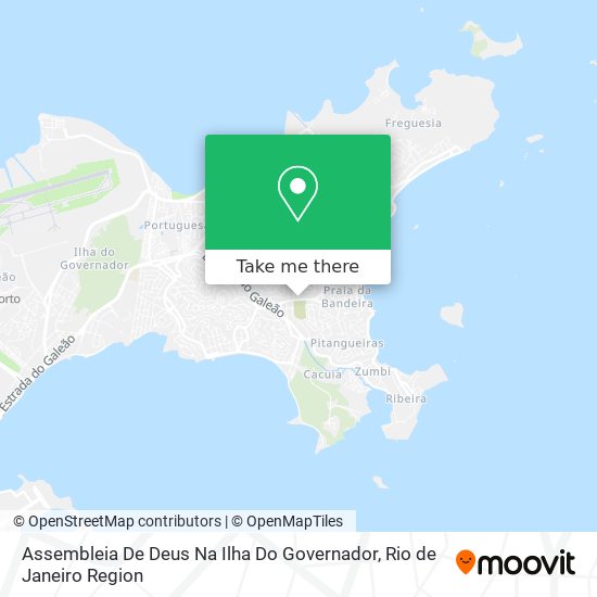 Assembleia De Deus Na Ilha Do Governador map