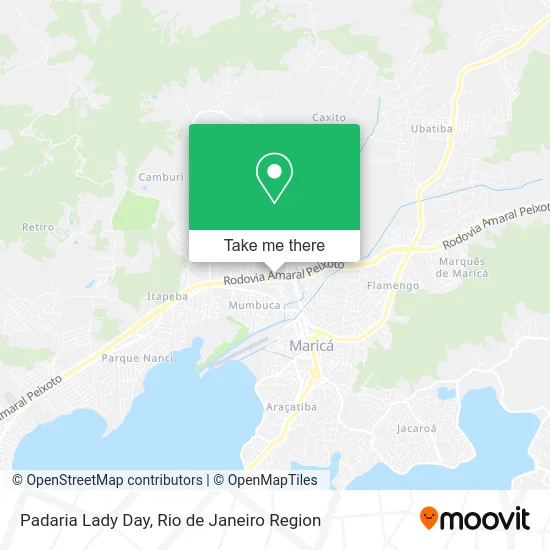 Padaria Lady Day map