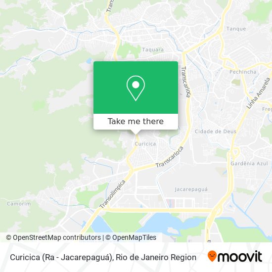 Curicica (Ra - Jacarepaguá) map