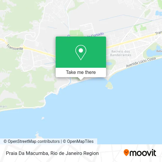 Praia Da Macumba map