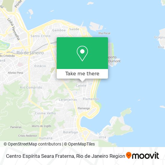 Mapa Centro Espírita Seara Fraterna