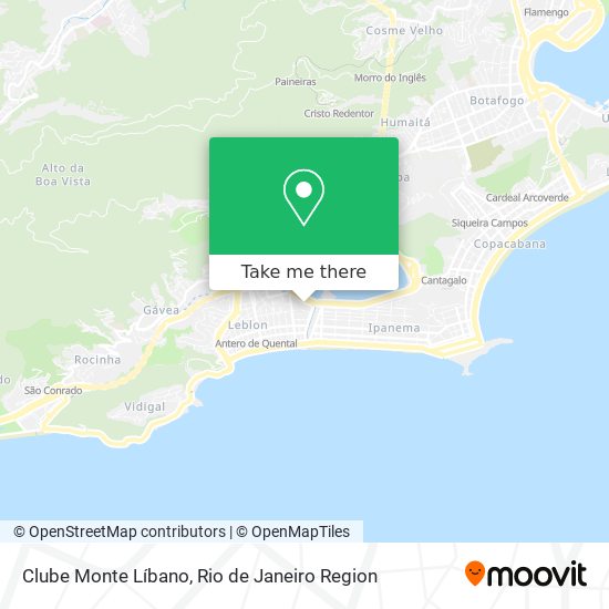 Clube Monte Líbano map
