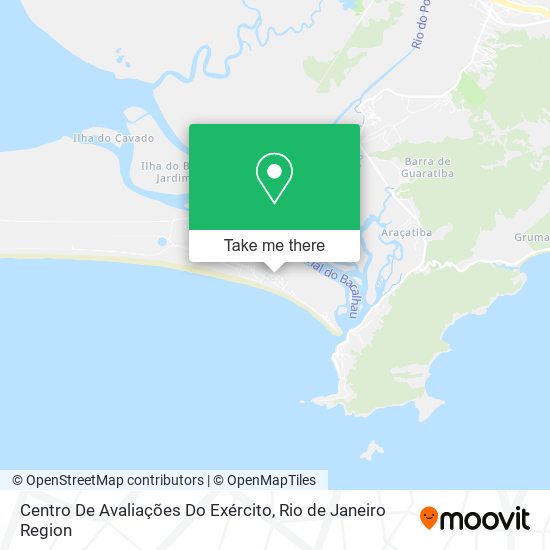 Centro De Avaliações Do Exército map