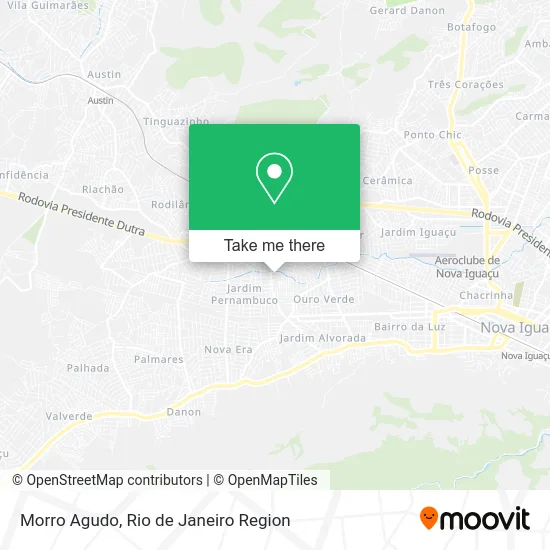 Morro Agudo map