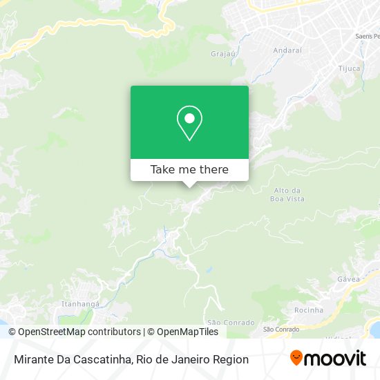 Mapa Mirante Da Cascatinha