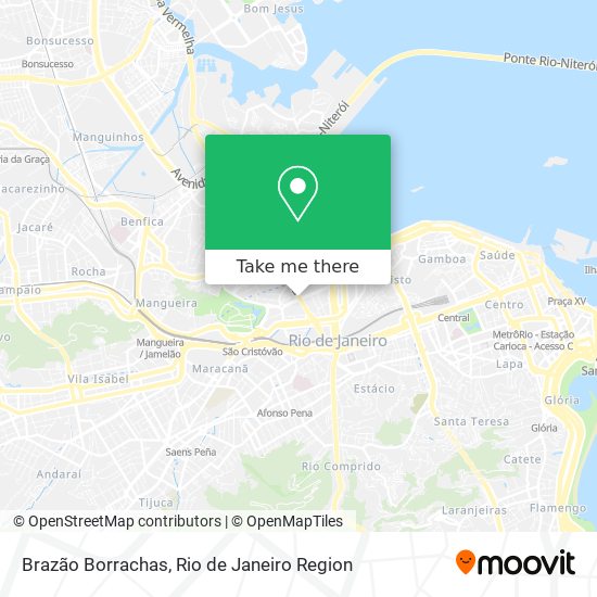 Brazão Borrachas map