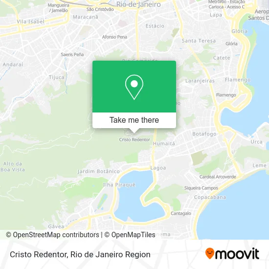 Cristo Redentor map
