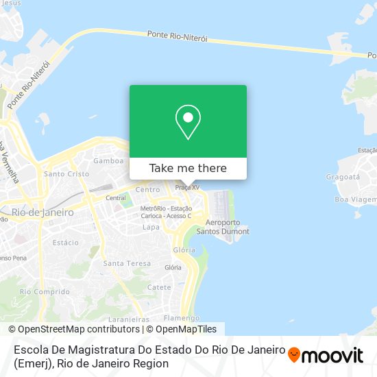 Mapa Escola De Magistratura Do Estado Do Rio De Janeiro (Emerj)