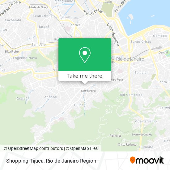 Mapa Shopping Tijuca