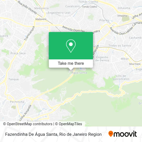 Fazendinha De Água Santa map