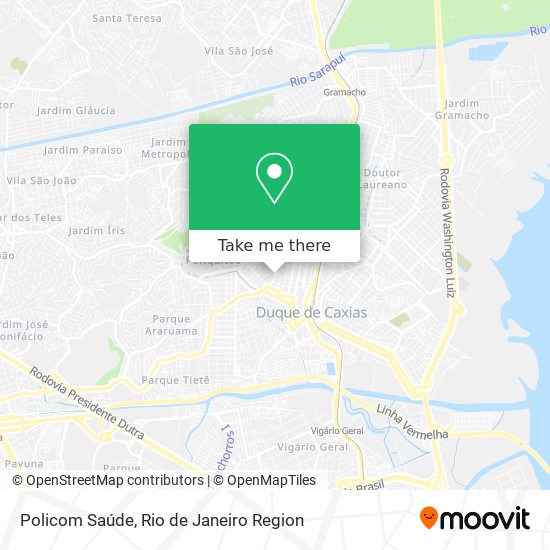 Policom Saúde map