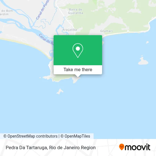 Pedra Da Tartaruga map
