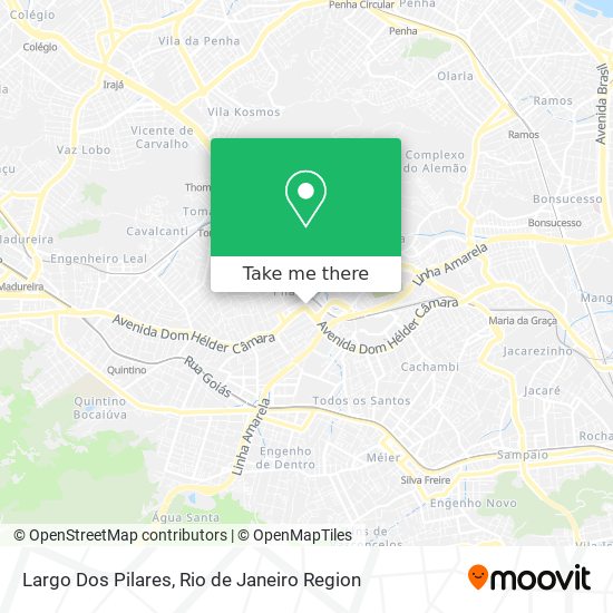 Largo Dos Pilares map
