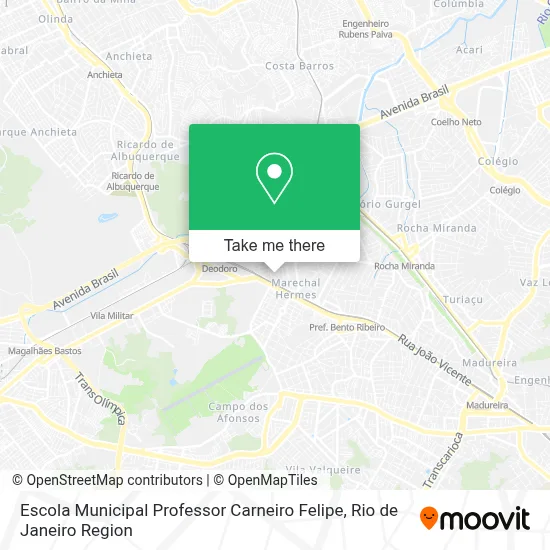 Escola Municipal Professor Carneiro Felipe map