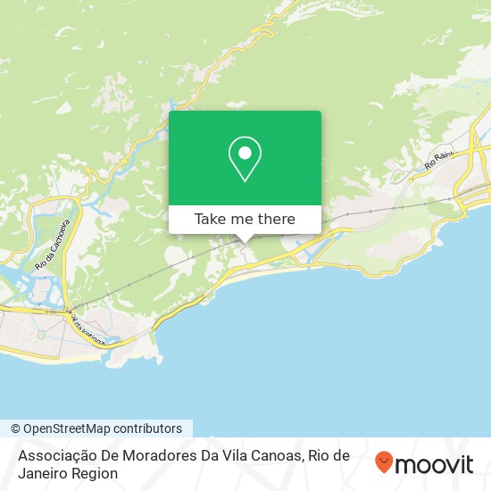 Mapa Associação De Moradores Da Vila Canoas