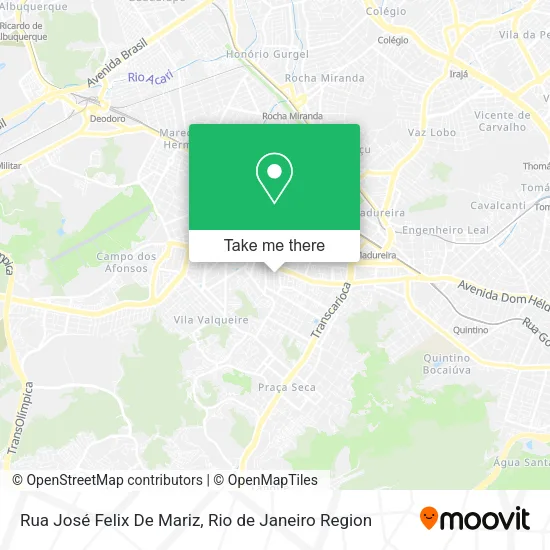 Rua José Felix De Mariz map
