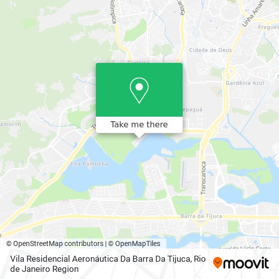 Vila Residencial Aeronáutica Da Barra Da Tijuca map